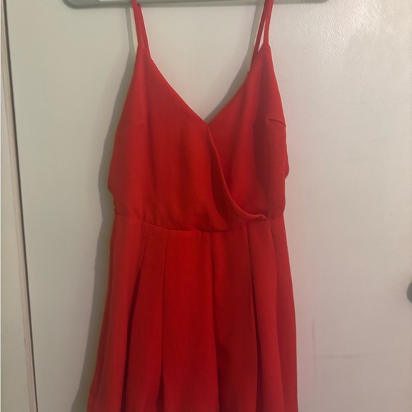 Lulu’s Red Romper - Picture 1 of 4
